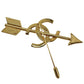 CHANEL Pin Brooch Gold Plated 93 P #BR628