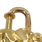 HERMÈS 1988 Elephant Exoticism Cadena Padlock Gold #AG992