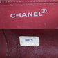 CHANEL CC Wood Vanity Handbag Brown Studs France Vintage Rare #AH582