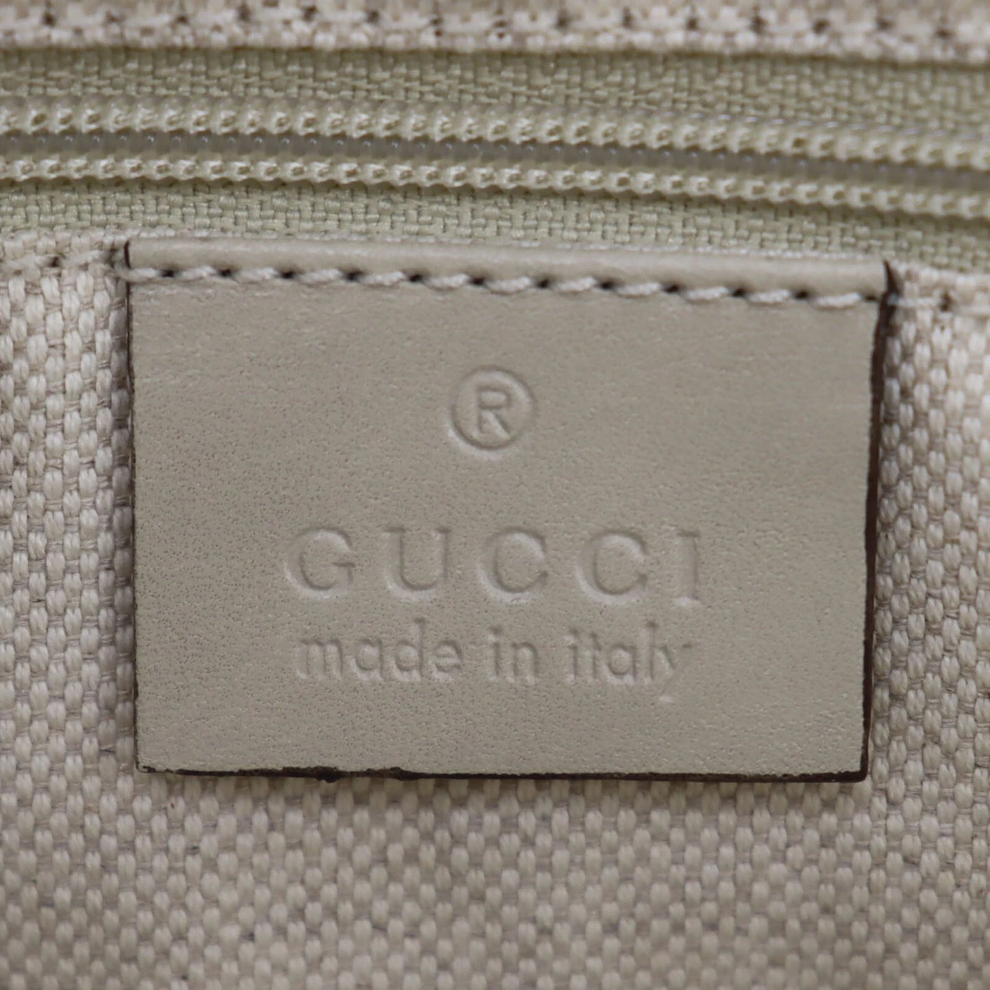 GUCCI Original GG Canvas Tote Handbag Brown #BR368