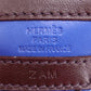 HERMES Gee Gee Savannah Key Strap Blue Brown #AH596