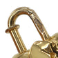 HERMÈS 1988 Elephant Exoticism Cadena Padlock Gold #AG992