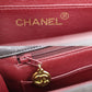 CHANEL HandBag Black Lambskin Leather #BS972