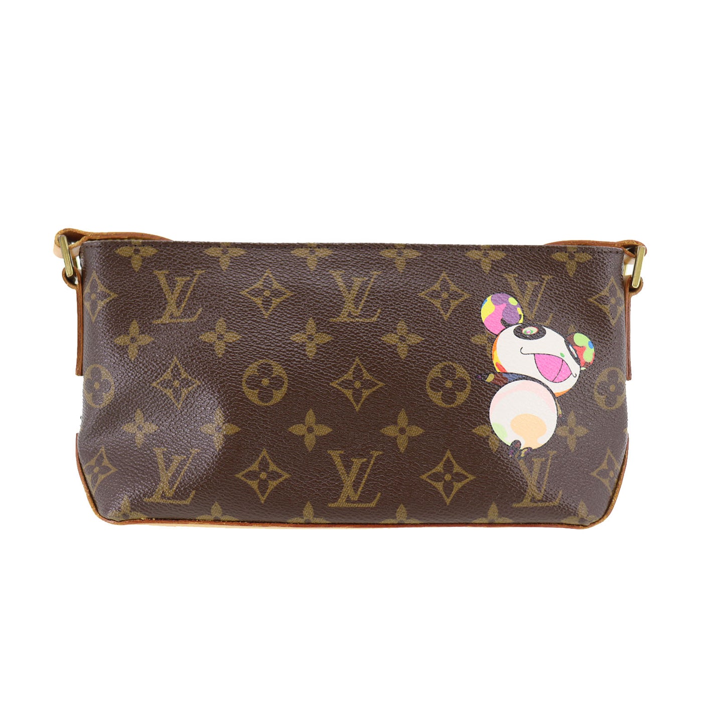 LOUIS VUITTON LV Monogram Panda Trotteur Shoulder Bag Monogram M51241 #AH4