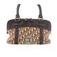 Christian Dior Trotter Handbag Brown Canvas Vintage #AH633