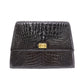 CHANEL Shoulder Bag Embossed leather Black  #BL492