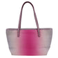 FENDI Zucca Tote Handbag Gradation Pink Canvas #AH369