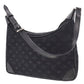 LOUIS VUITTON LV HandBag Little Boulogne Black Monogram Satin #AG984