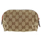 GUCCI Original GG Canvas Pouch Brown #AG742