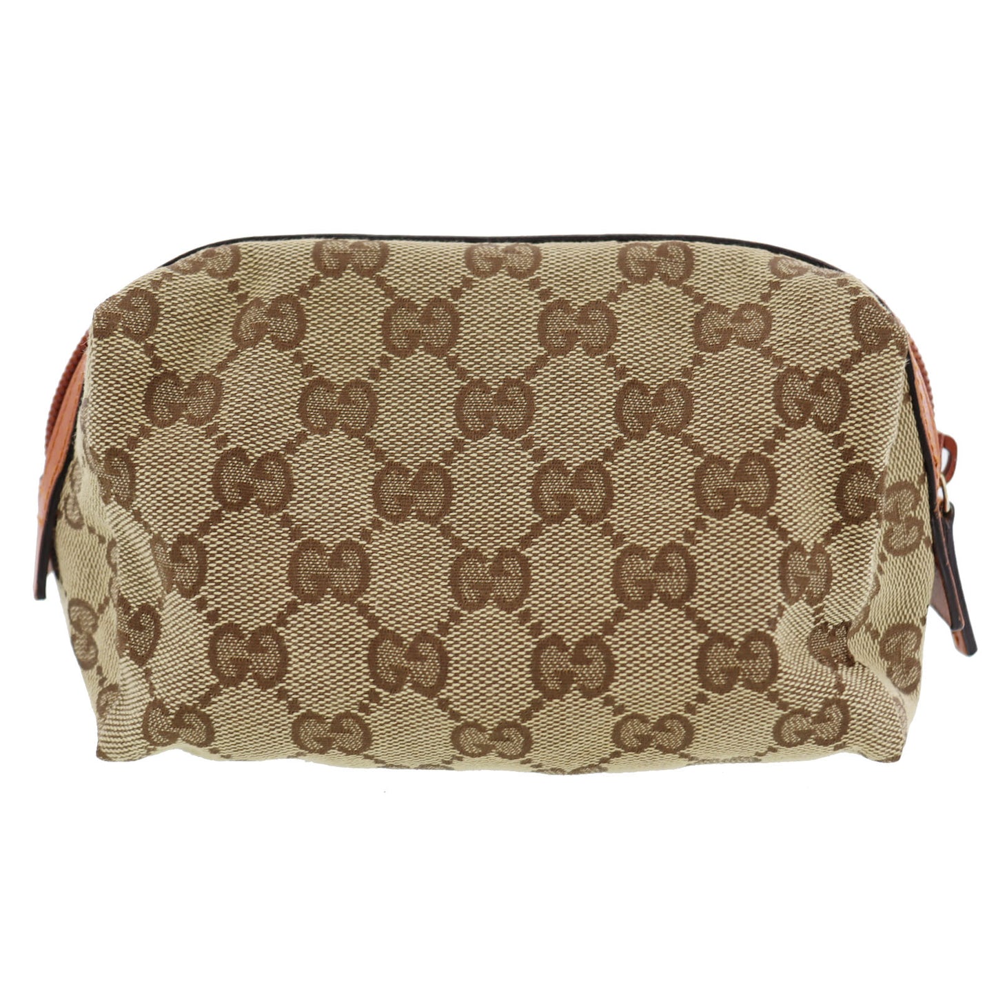 GUCCI Original GG Canvas Pouch Brown #AG742