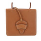 LOEWE Barcelona Handbag Brown Embossing Leather #AH247