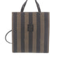 FENDI Pequin 2way Handbag Backpack Black Brown PVC #AH637