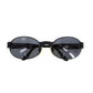 CHANEL Logos Sunglasses Mat Black Eye Wear #CP927