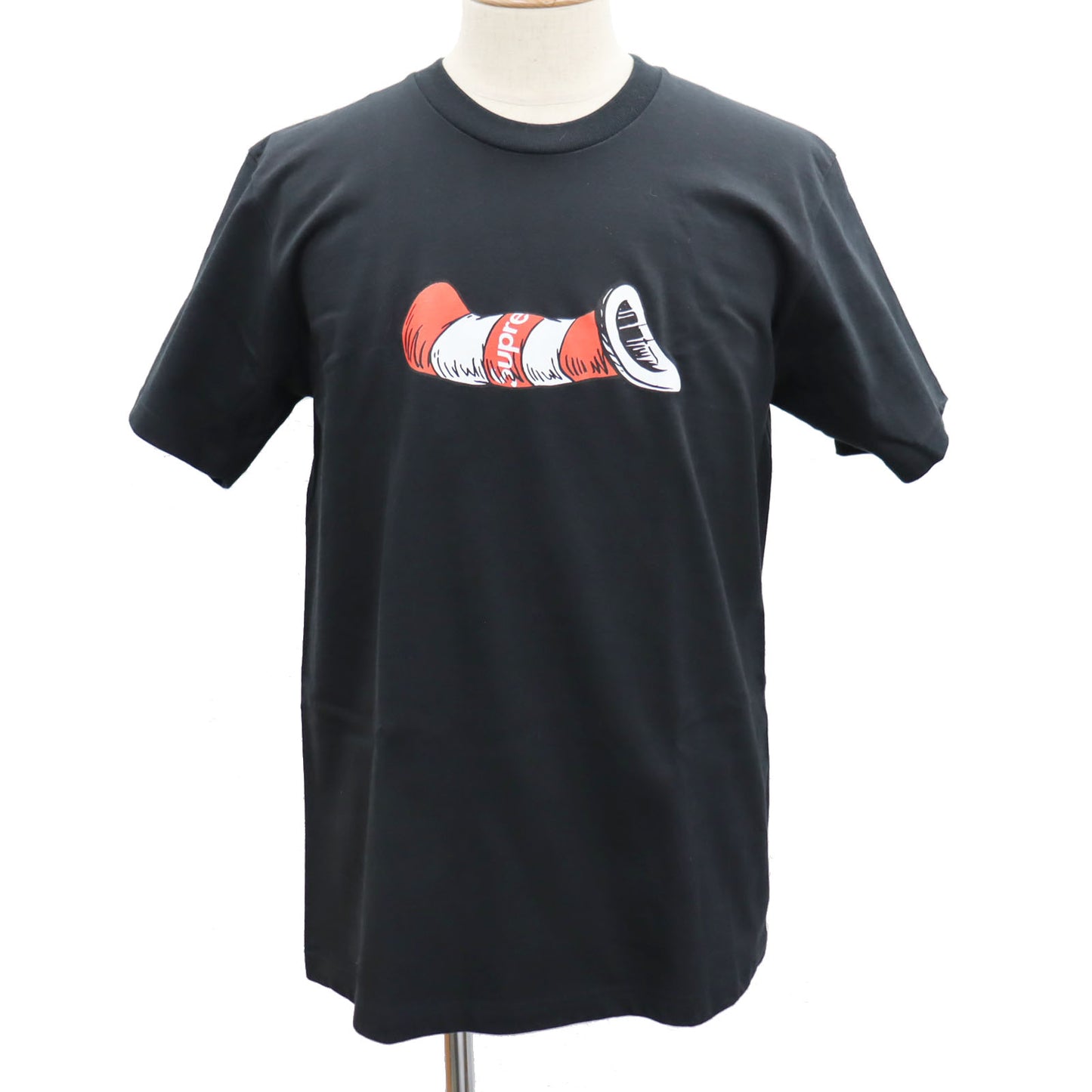 Supreme Logos Short Sleeve T-shirt Black Size M Cotton U.S.A. #AG845