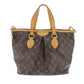 Louis Vuitton LV M40145 Monogram 2way Tote Handbag Palermo PM #CK945