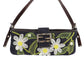 FENDI Mumma Bucket Flower Motif Handbag Denim Blue #AH666