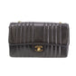 CHANEL Shoulder Bag Black Lambskin #CG584