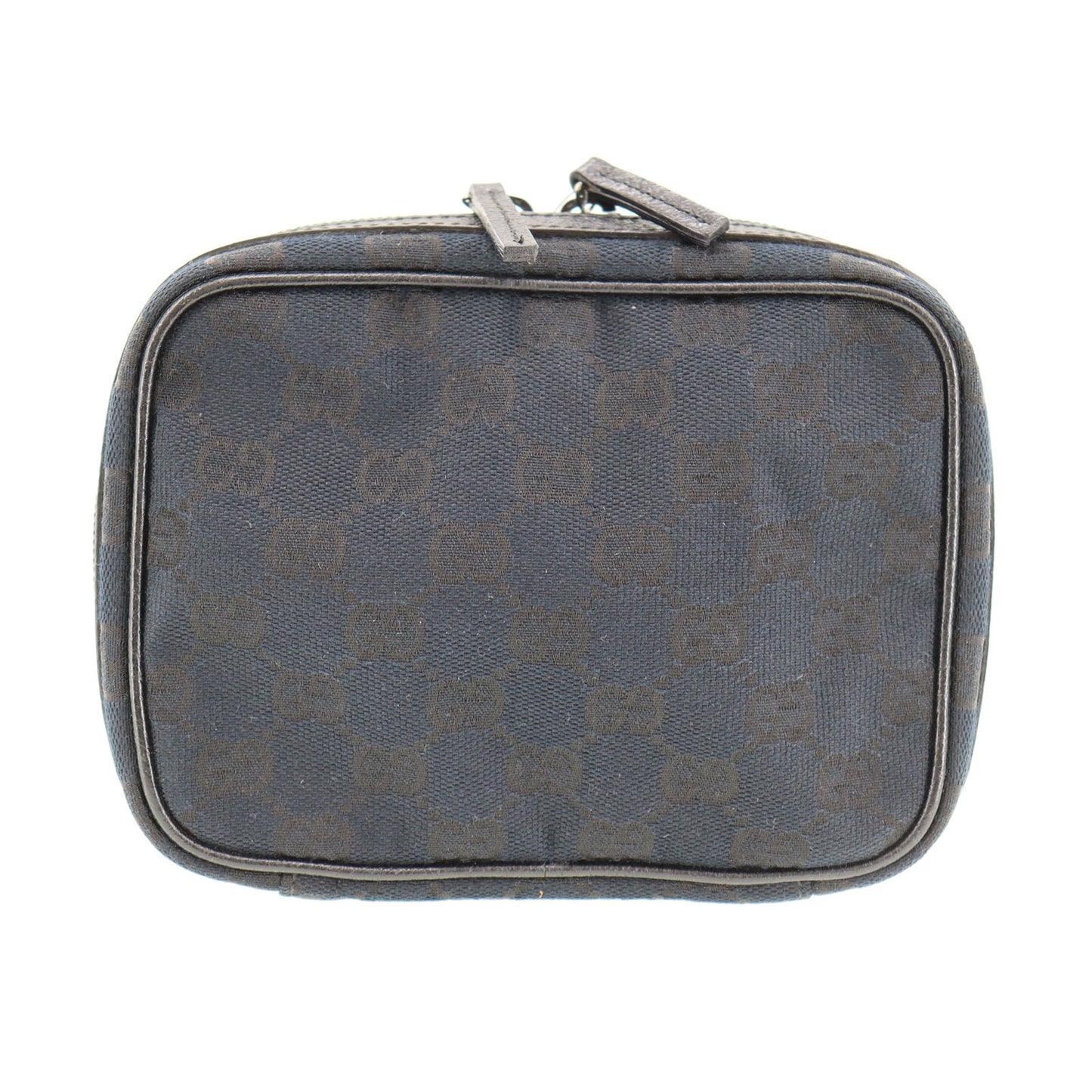 GUCCI Original GG Pouch Black Canvas #AH667