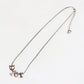 Christian Dior Logo Chain Necklace Silver #CW216