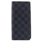 LOUIS VUITTON LV Damier Graphite Portefeuille Brazza Wallet N62665 #AG491