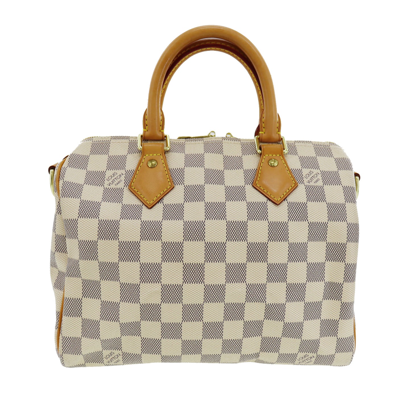 LOUIS VUITTON LV Speedy Bandouliere 25 Damier Azur Handbag N41000 #AH617