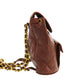 CHANEL Matelasse Chain Backpack Brown Lambskin #CG608