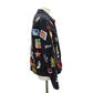 Supreme Embroidery Patch Black Denim Jacket Black Size L Cotton #AH679