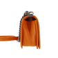 CHANEL BOY CHANEL Shoulder Bag Orange Lambskin Leather #CT333