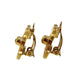 CHANEL CC Turn-lock Earrings Gold Clip-On 96 P #AH690