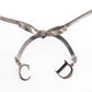 Christian Dior Bow Choker Necklace Silver #EH518