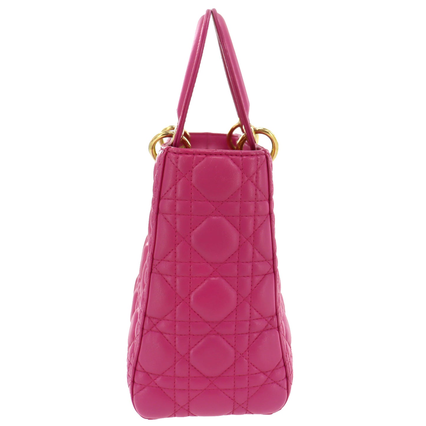 Christian Dior Lady Dior HandBag Shoulder Bag Pink #BM950