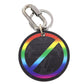 LOUIS VUITTON LV Key Ring Porte Cles-Round-Rainbow Monogram #AG598