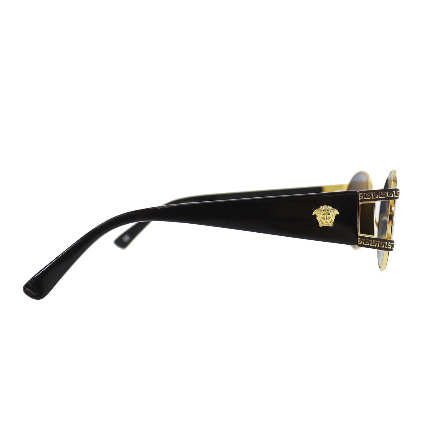 GIANNI VERSACE Sunglasses Black Gold Eye Wear #CX132