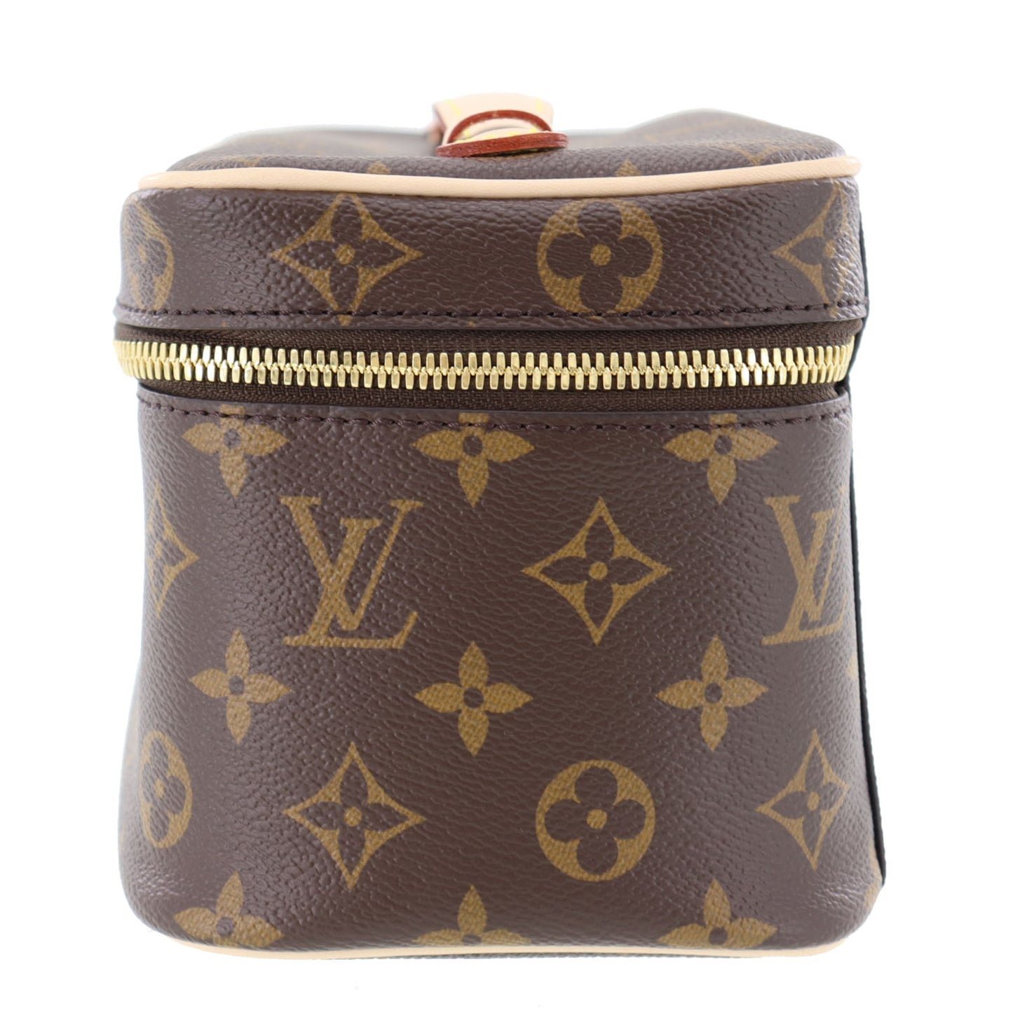 LOUIS VUITTON Nice MIni HandBag Vanity Brown Monogoram M44495 #BM951