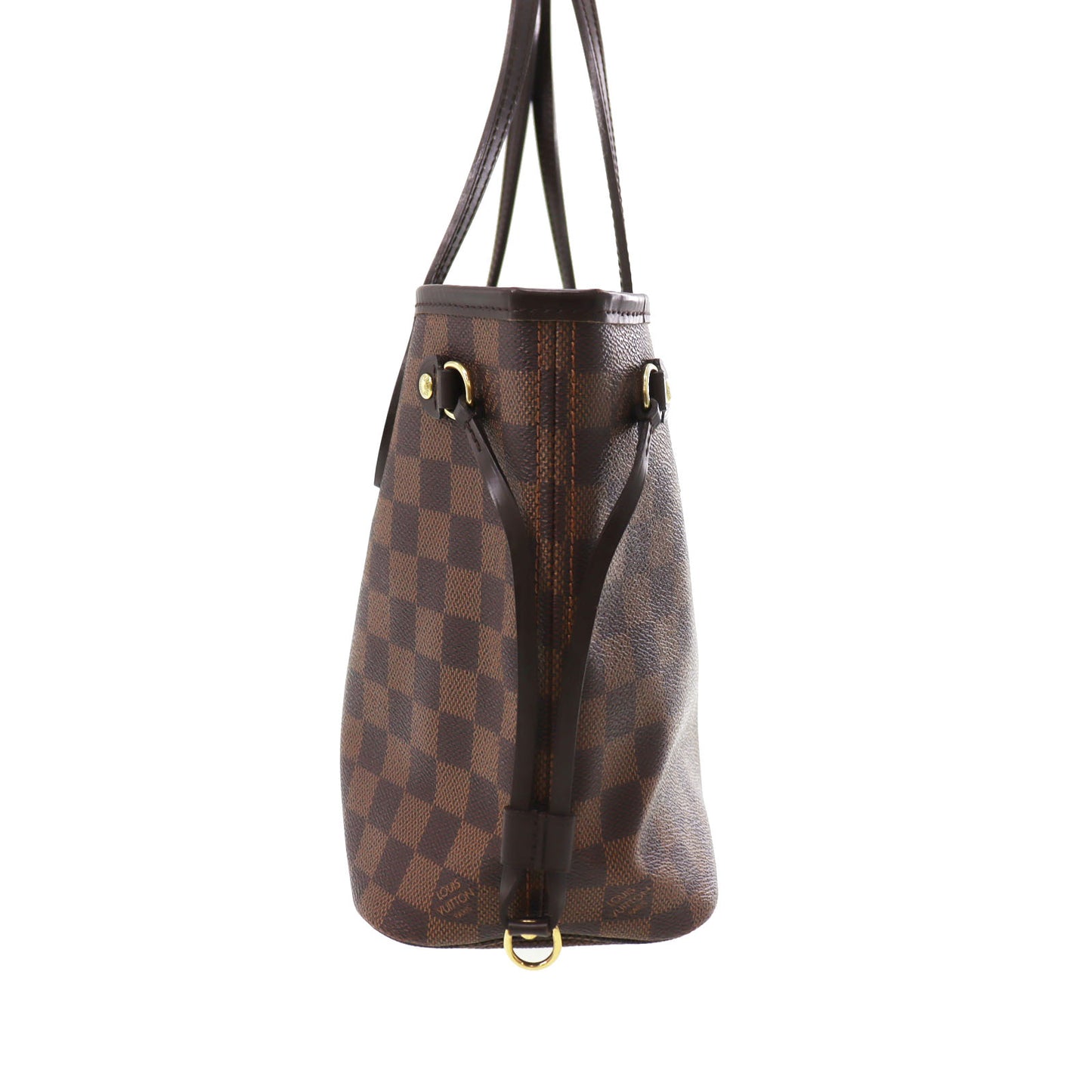 LOUIS VUITTON LV Neverfull PM Shoulder Tote Bag Damier Brown N41358 #CN901