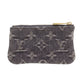 LOUIS VUITTON LV Pochette Cles Coin Purse Monogram Denim M95616 #CY688