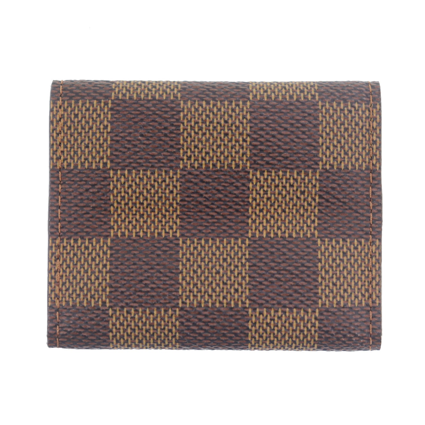 LOUIS VUITTON LV Cufflink Case Damier Brown M64681 #AG733