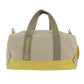 CHANEL Sports Line Boston Bag Beige Yellow Canvas #EF363