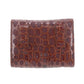 Salvatore Ferragamo Vara Mini Shoulder Bag Brown Embossed Leather #AH47
