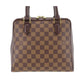 LOUIS VUITTON LV Brera Used Handbag Damier Brown N51150 Vintage #BT491