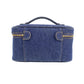 CHANEL CC Handbag Vanity Denim Canvas #CH84 S