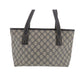 GUCCI GG Plus Tote Shoulder Bag Navy PVC #BJ342