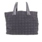 CHANEL New Travel Line Tote Bag Black Nylon #CG704