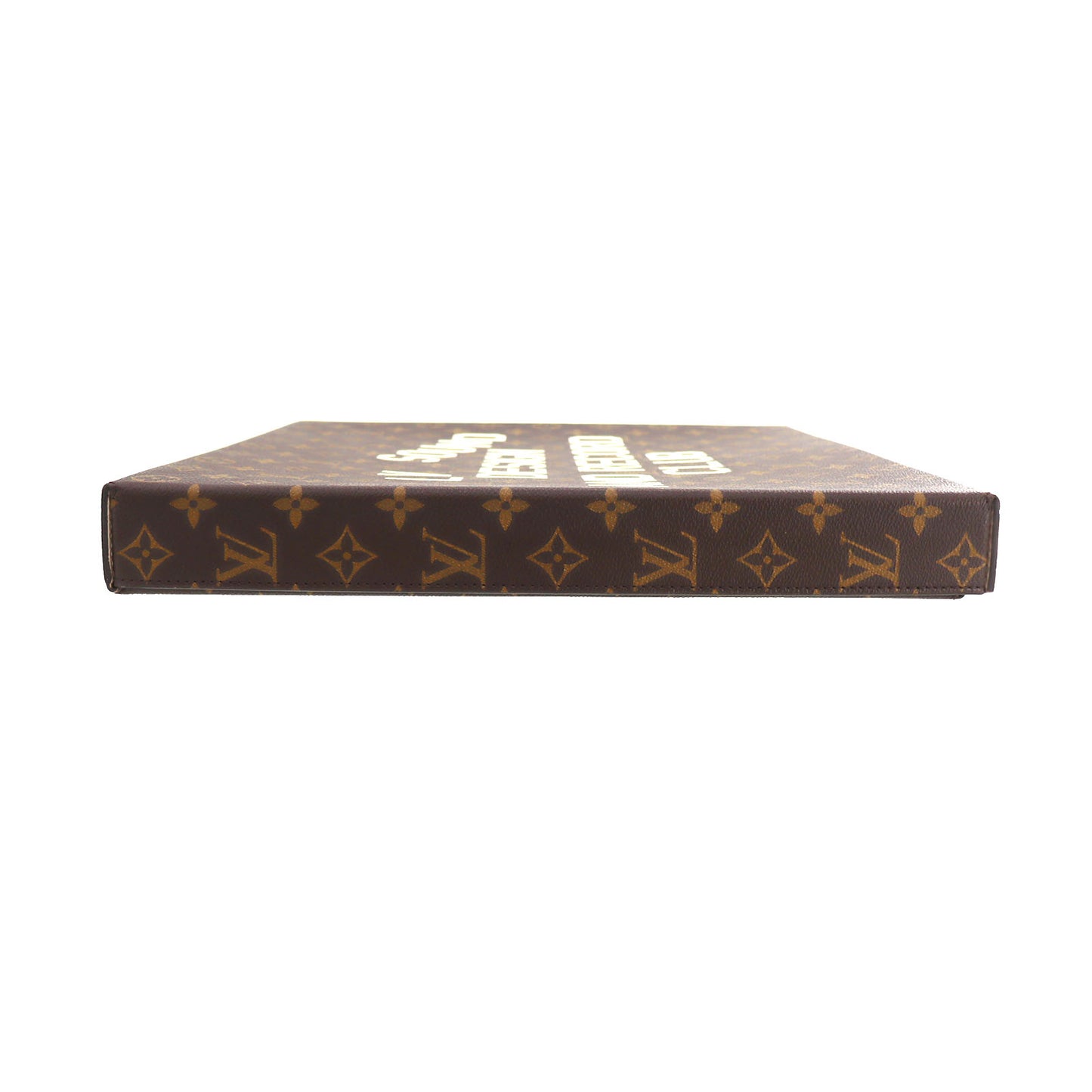 LOUIS VUITTON LV Pizza Box Record Case Monogram Canvas GI0634 Rare #CH303