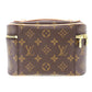 LOUIS VUITTON Nice MIni HandBag Vanity Brown Monogoram M44495 #BM951