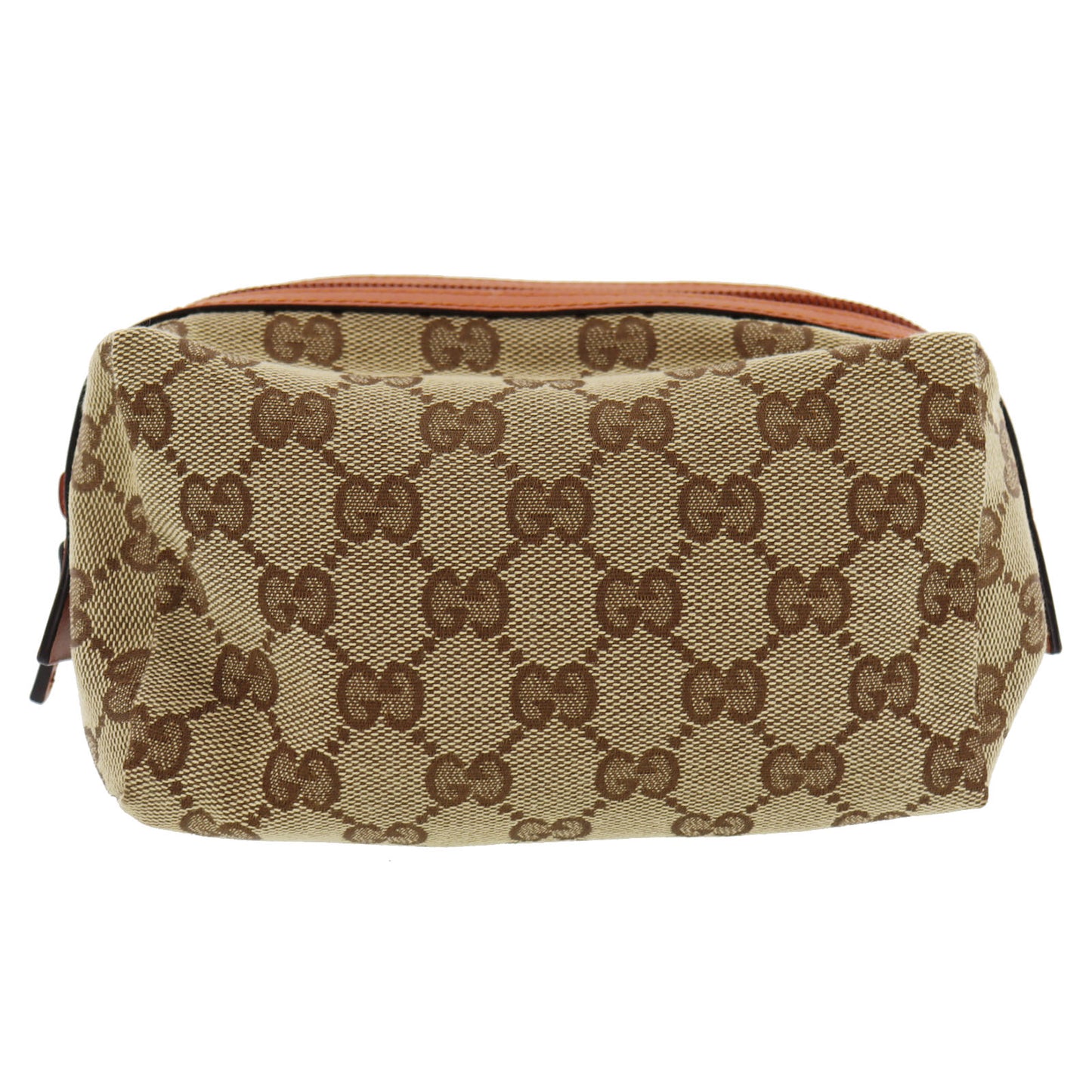 GUCCI Original GG Canvas Pouch Brown #AG742