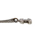 CHANEL CC Logos Rhinestone Silver Plated Chain Necklace C11V #BQ122