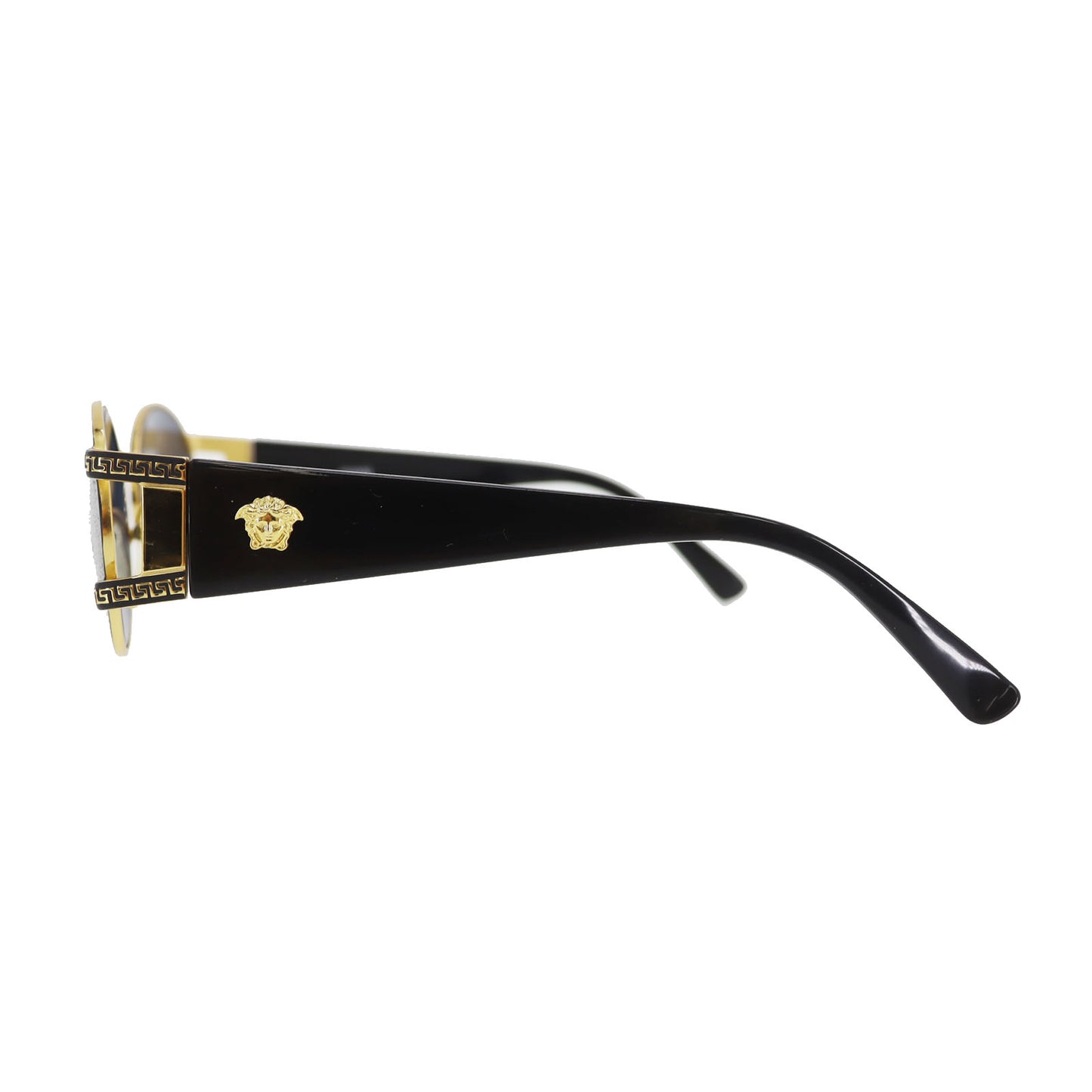 GIANNI VERSACE Sunglasses Black Gold Eye Wear #CX132