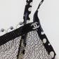 CHANEL Camisole Mesh Beads Black Size 38 #AH106