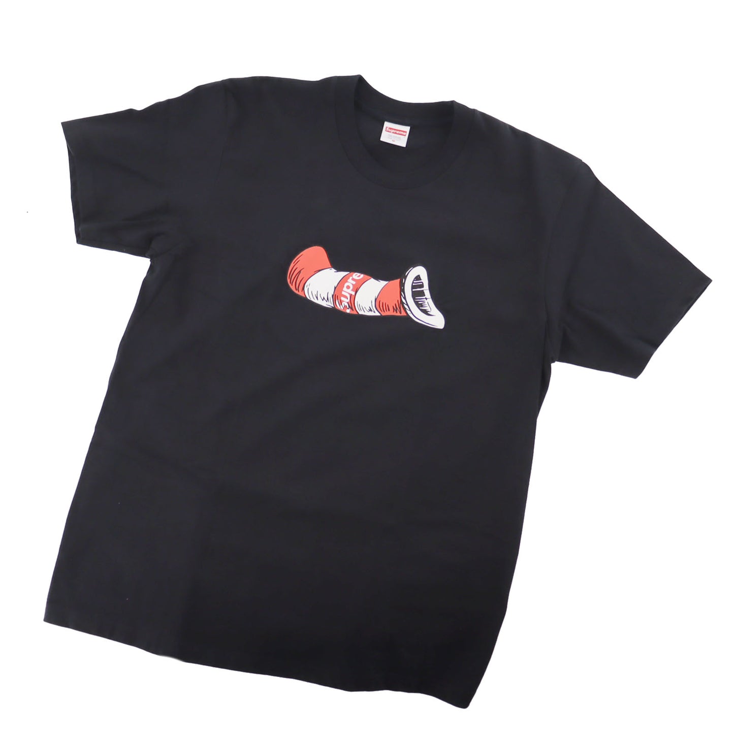 Supreme Logos Short Sleeve T-shirt Black Size M Cotton U.S.A. #AG845